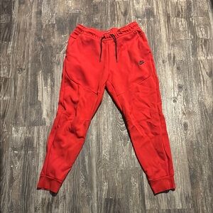 Nike Red Jogger Sweatpants